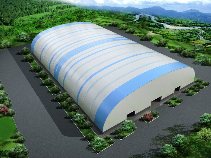 煤棚鳥瞰圖設(shè)計展示